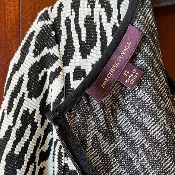 MARCHESA VOYAGE COCKTAIL DRESS - Picture 10 of 11